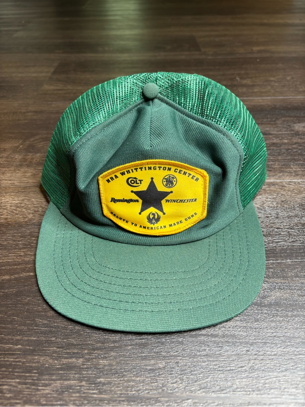 Vintage NATIONAL RIFLE ASSOCIATION NRA Remington Winchester Snap Back Mesh Hat